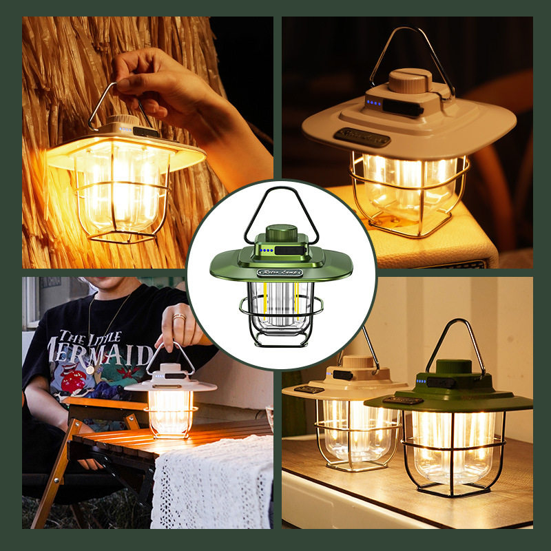 Outdoor multi-functional camping lamp, waterproof, long-lasting power supply, camping lamp - Image 3