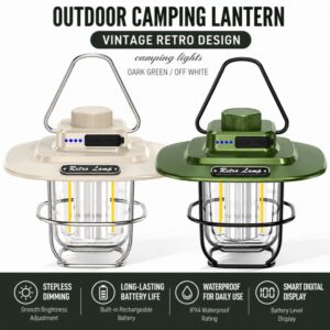 Outdoor multi-functional camping lamp, waterproof, long-lasting power supply, camping lamp