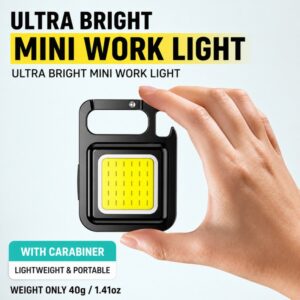 Outdoor small flashlight is portable and highly luminous.